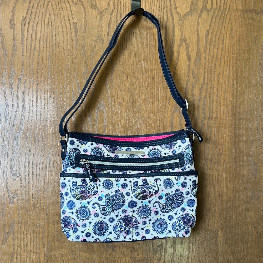 Stylish Elephant Print Shoulder Bag